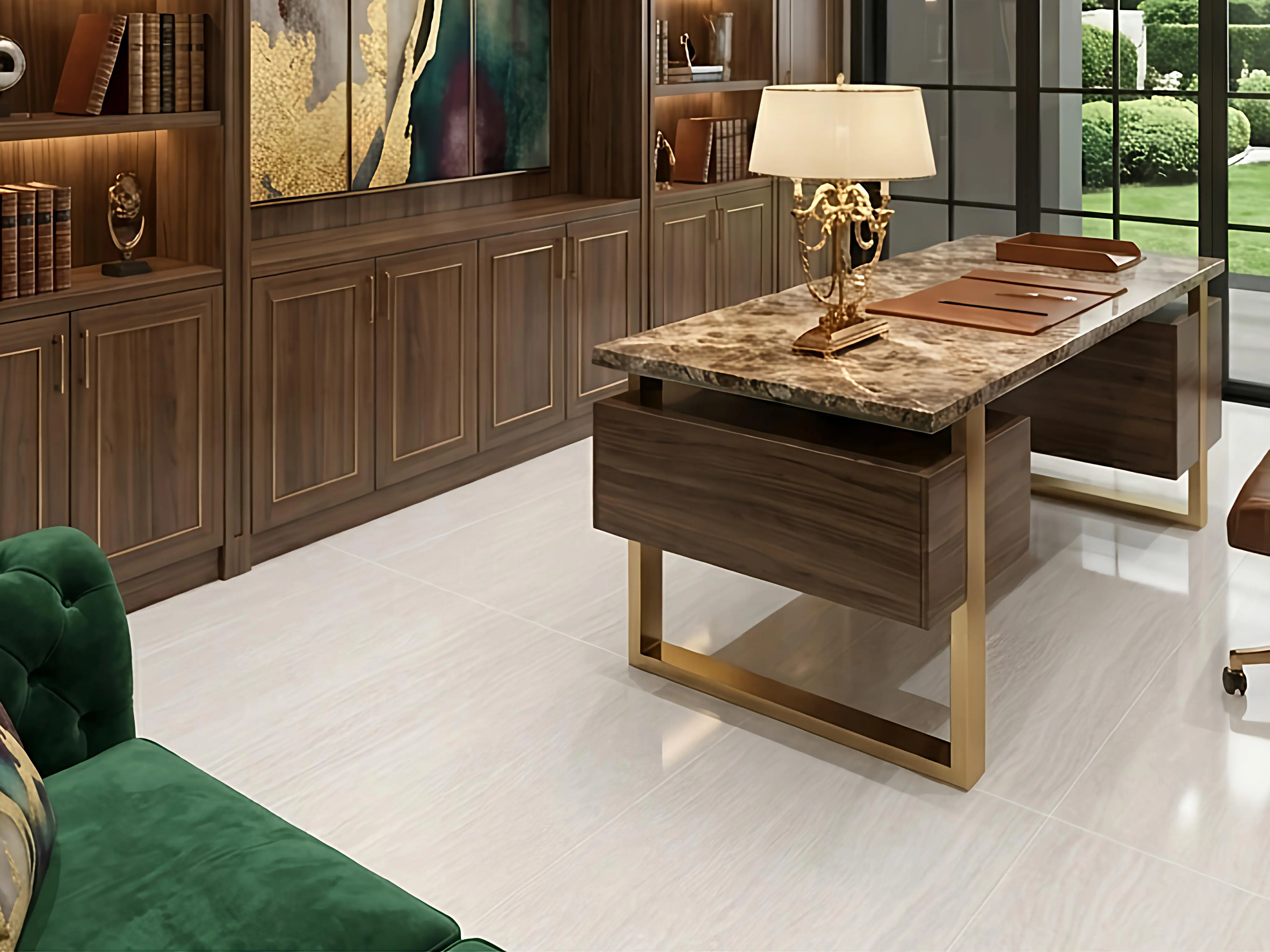 Premium Wood Finish Ceramic Floor Tiles